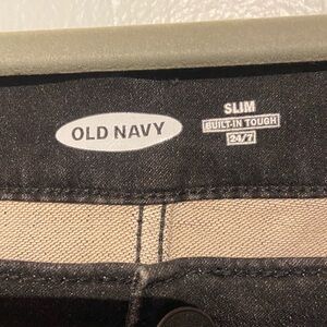 Old Navy Built In Tough Slim Fit 36x30 Black jeans never worn!